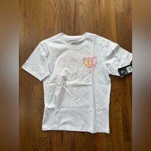 NWT Baseball Lifestyle Ice Cream Kids White T-Shirt with Colorful Graphic
